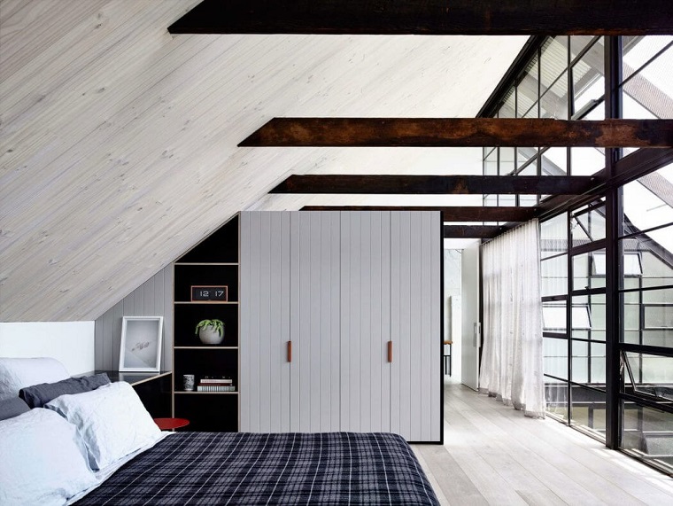 decoración industrial dormitorio Architects EAT ideas