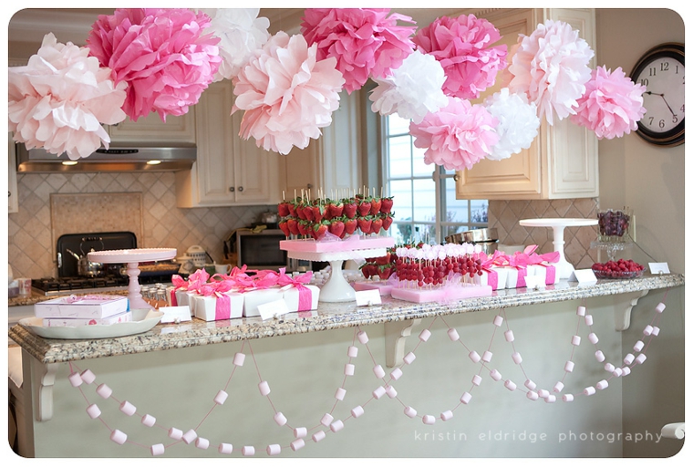 decoraciones para baby shower de niña con flores