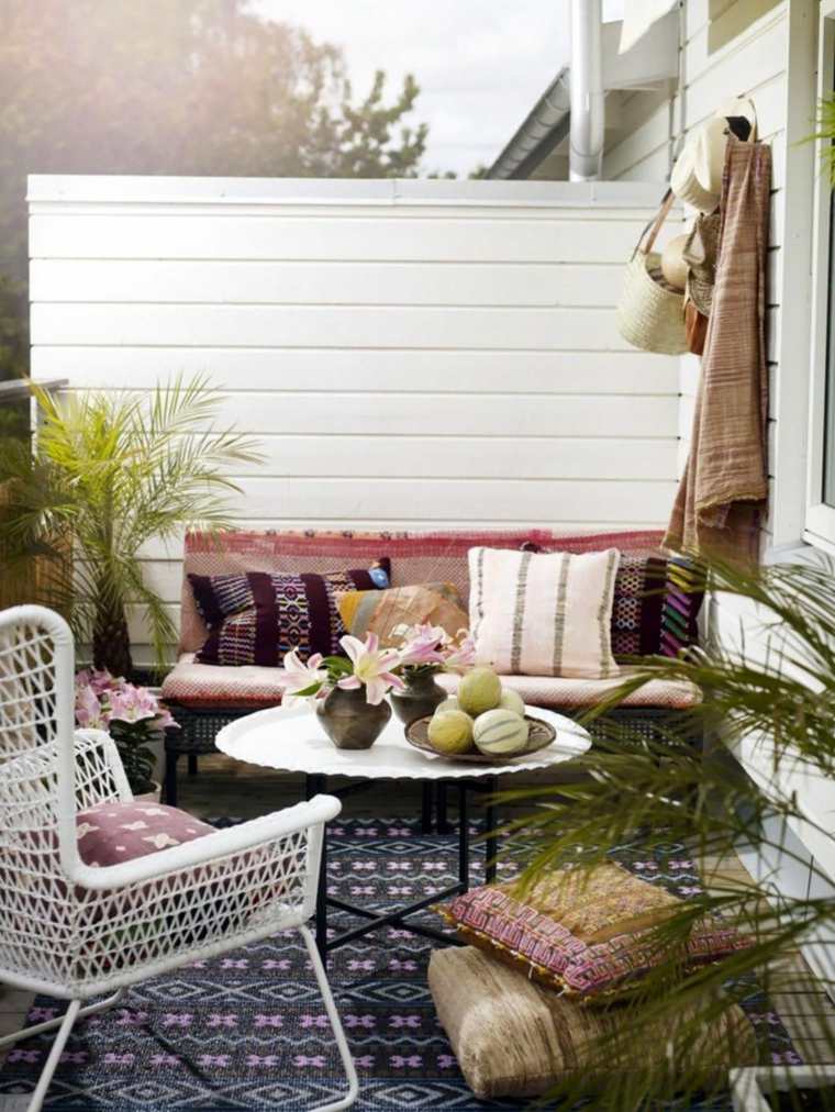 decorar balcon pequeño chill out exteriores espacios estrechos ideas