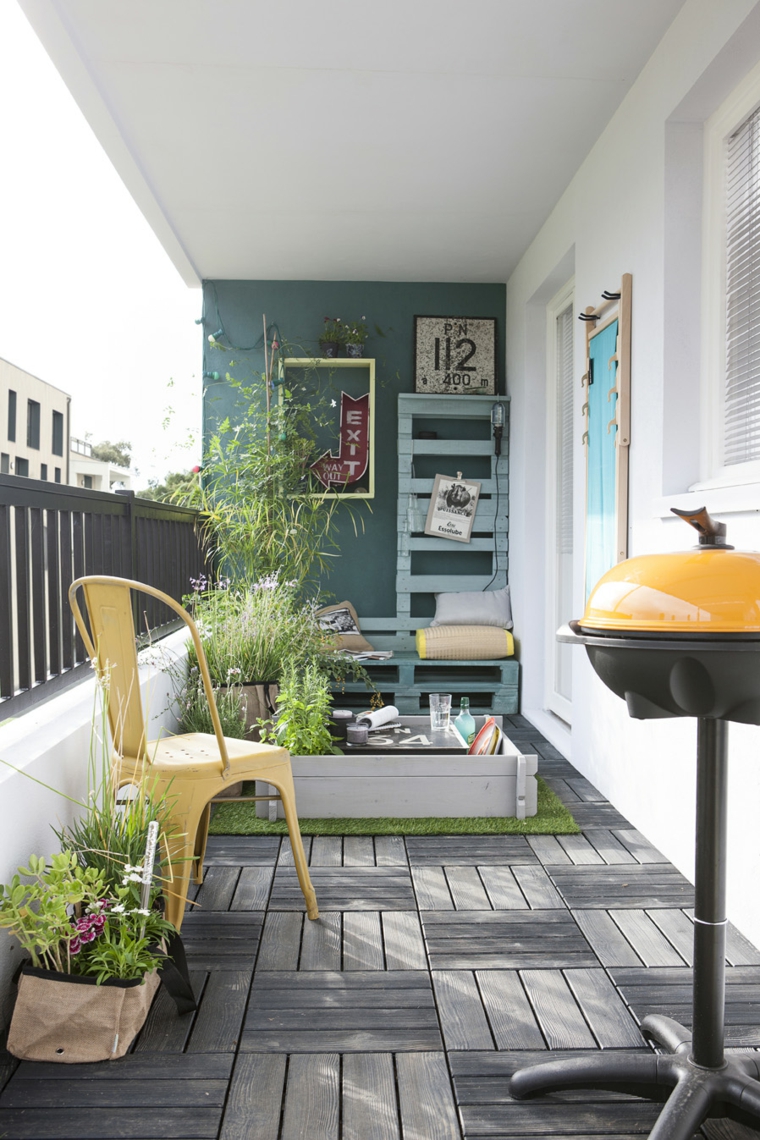 Decorar balcon pequeño chill out 50 ideas creativas