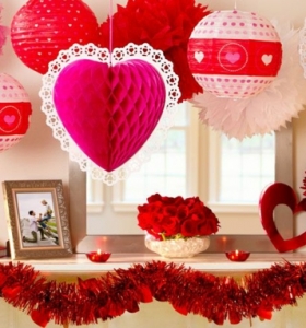 Día de San Valentín, una decoración de emociones y sentimientos