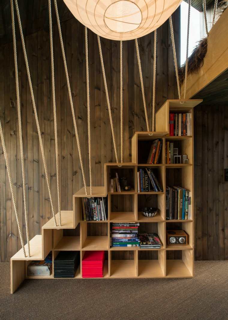 escaleras de interior diseno bambu madera Jarmund Vigsnæs AS Arkitekter MNAL ideas