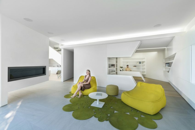 estupendo interior sillones amarillos