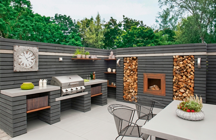 Fotos de cocinas al aire libre - ideas para darle chispa al jardín
