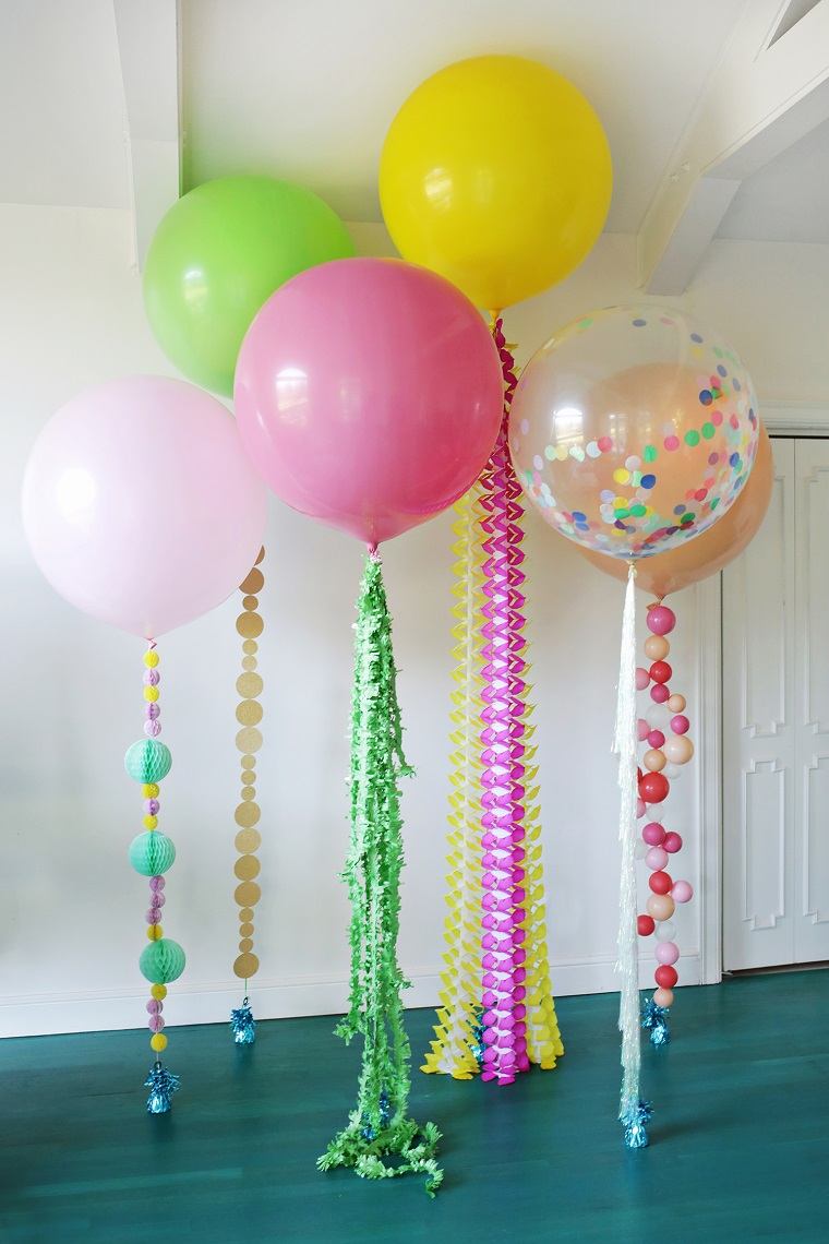 globos de fiesta de colores