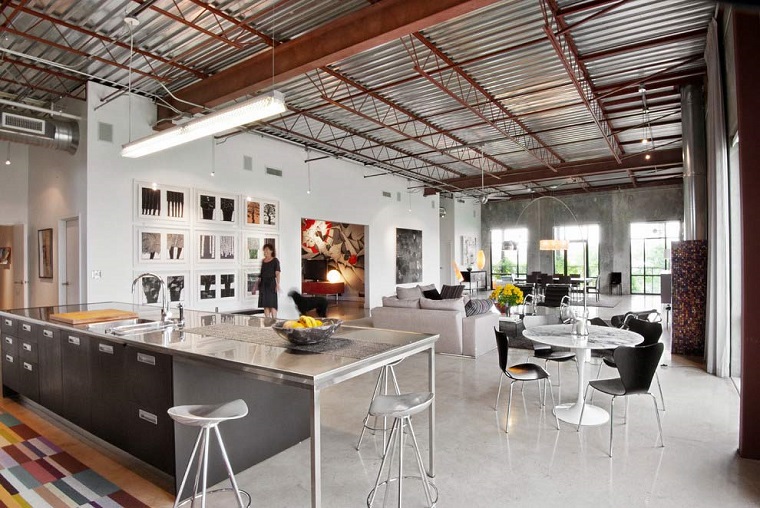 loft contemporaneo industrial Cohen Carnaggio Reynolds Architects ideas
