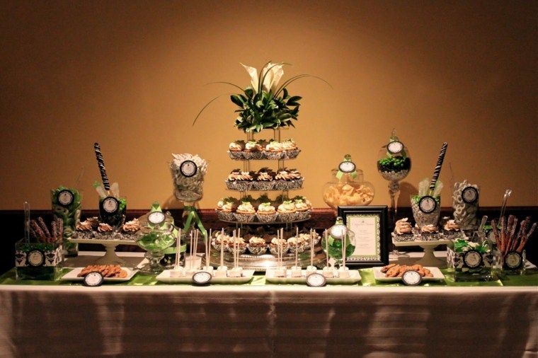 mesa de dulces para boda decoración interior