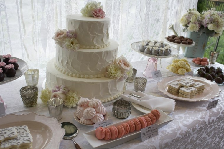 mesa de dulces para boda decoración original