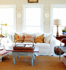 Decoracion vintage chic - preciosas ideas para salas de estar