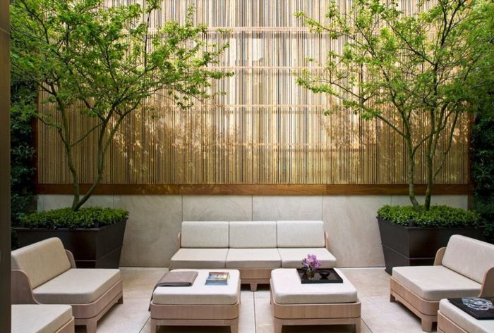 terrazas diseño minimalista bambu decoraciones comodas