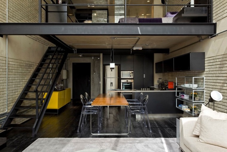 Diego Revollo Arquitetura diseno loft industrial ideas