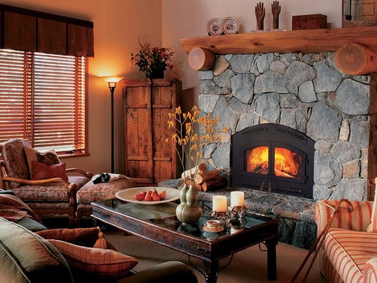 Chimeneas rusticas ideas y detalles para decorar con estilo