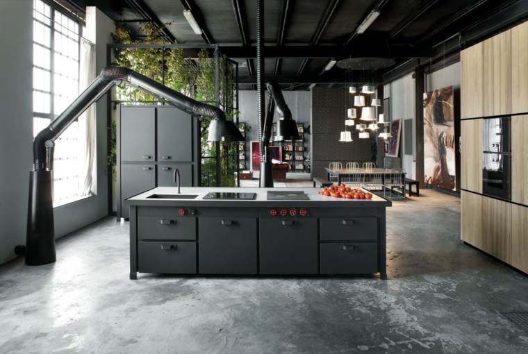 cocina diseno industrial moderno silvio stefani ideas