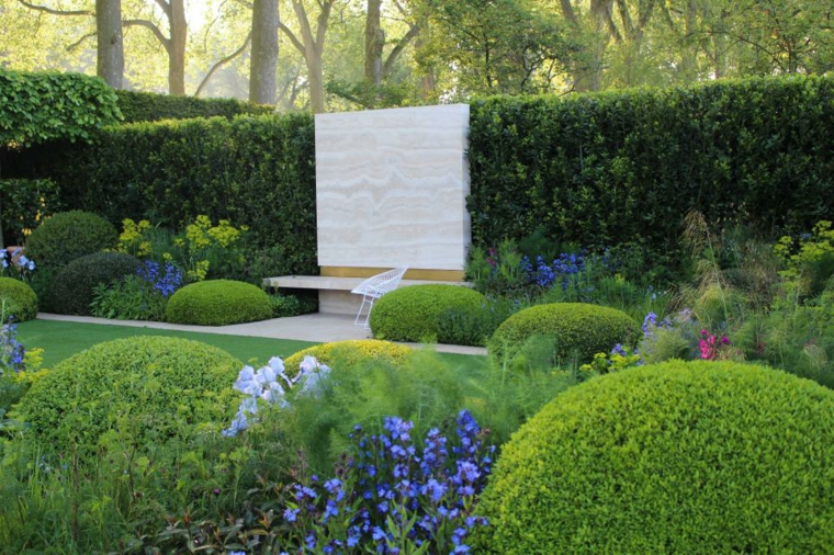 decoracion jardin vaya verde listones intimidad