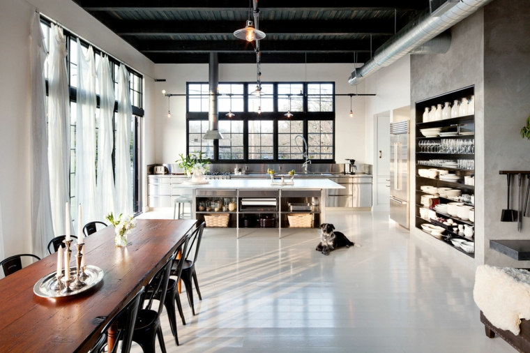 disenos de cocinas estilo industrial Emerick Architects ideas