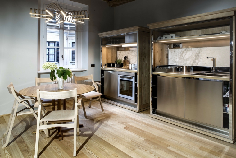 disenos-de-cocinas-estilo-industrial-espacios-pequeno
