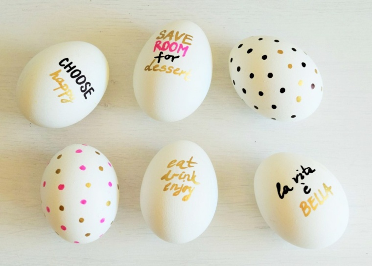 huevos de Pascua modernos