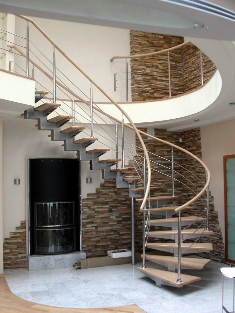 Escaleras de interior modernas - 40 ideas para elevar el estilo de tu casa