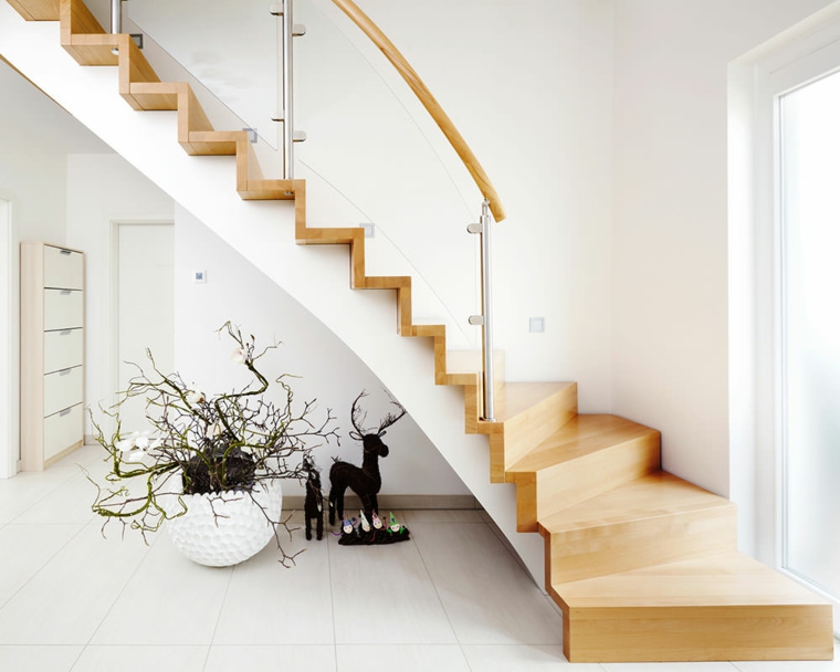Escaleras de interior modernas - 40 ideas para elevar el estilo de tu casa