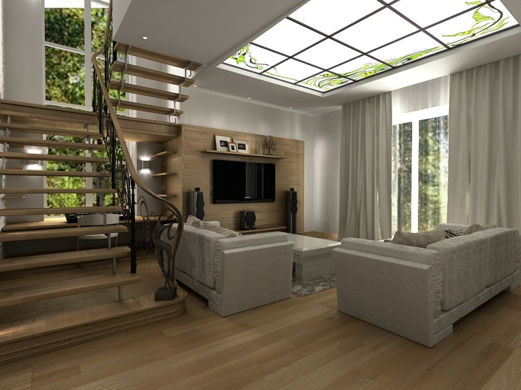 Escaleras de interior modernas - 40 ideas para elevar el estilo de tu casa