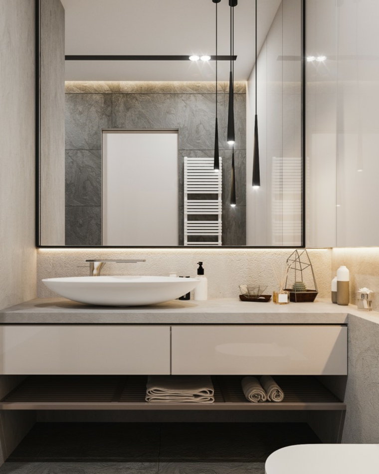 espejos de baño grandes para decorar espejos de baño grandes decorar