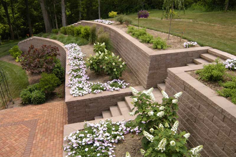 estupendo diseño jardin terarsas
