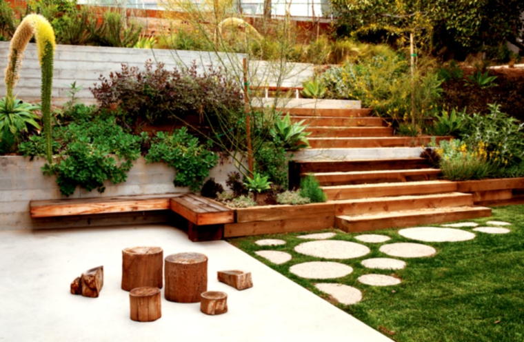 estupendo diseño paisaje jardin