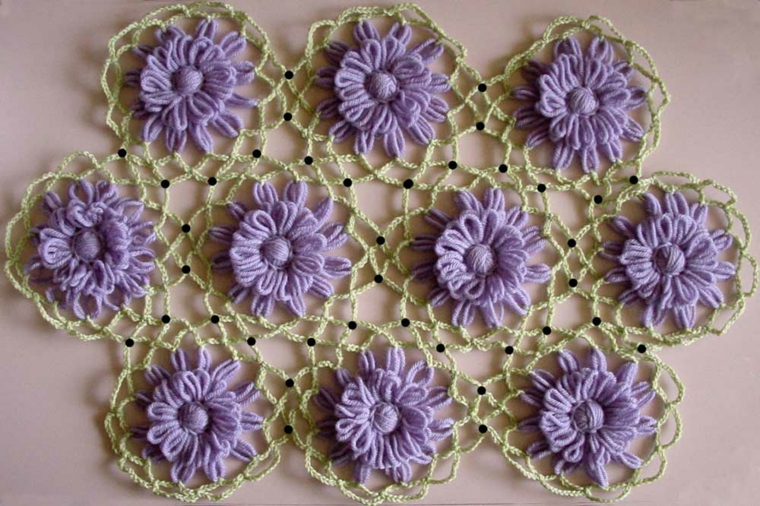 flores de ganchillo para la decoración de la casa flores de ganchillo decoración casa