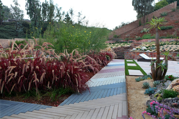 geometrico zonas definas jardines especiales colores salones