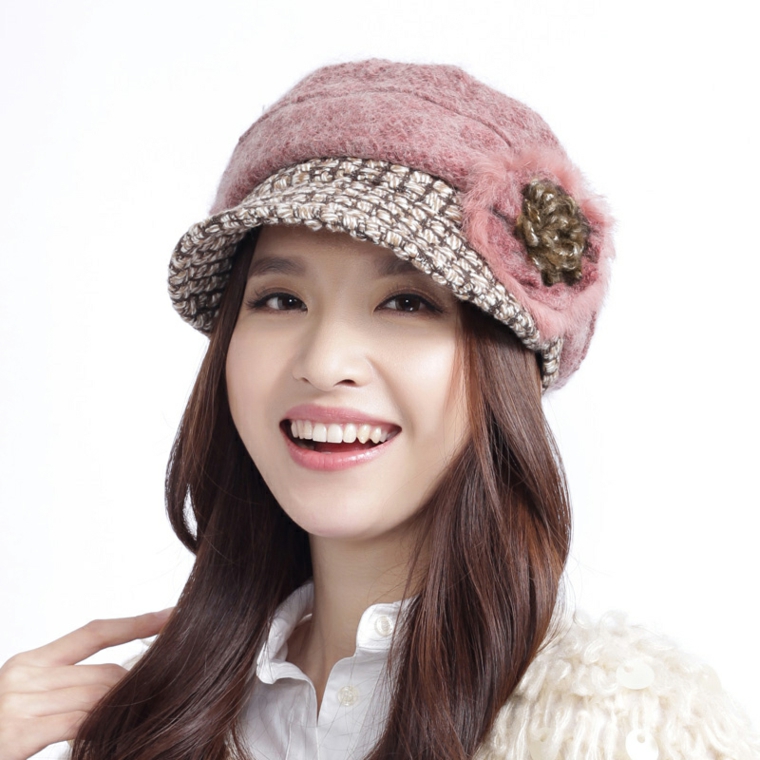estilo combinacion flores practicas gorros de lana retro estilo combinacion flores