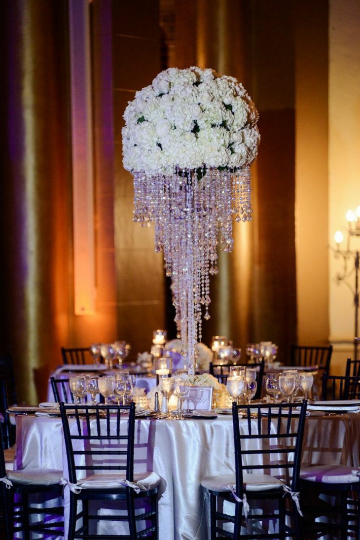 centro de mesa dramático ideas originales para bodas centro mesa moderno