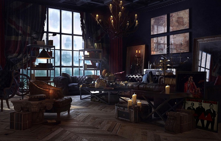 Steampunk - ideas para una decoración interior fantástica