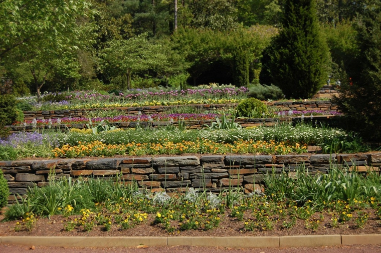 originales terrazas jardines flores