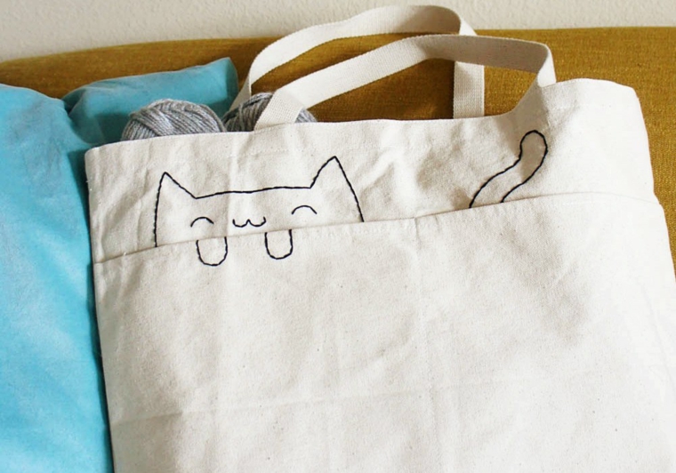 bolso gato estilo kawaii