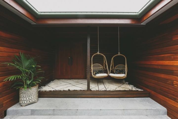 Balancines y hamacas para terrazas - 34 ideas impresionantes