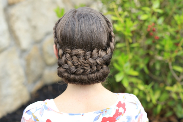 peinado con trenzas para chicas peinado con trenzas chicas