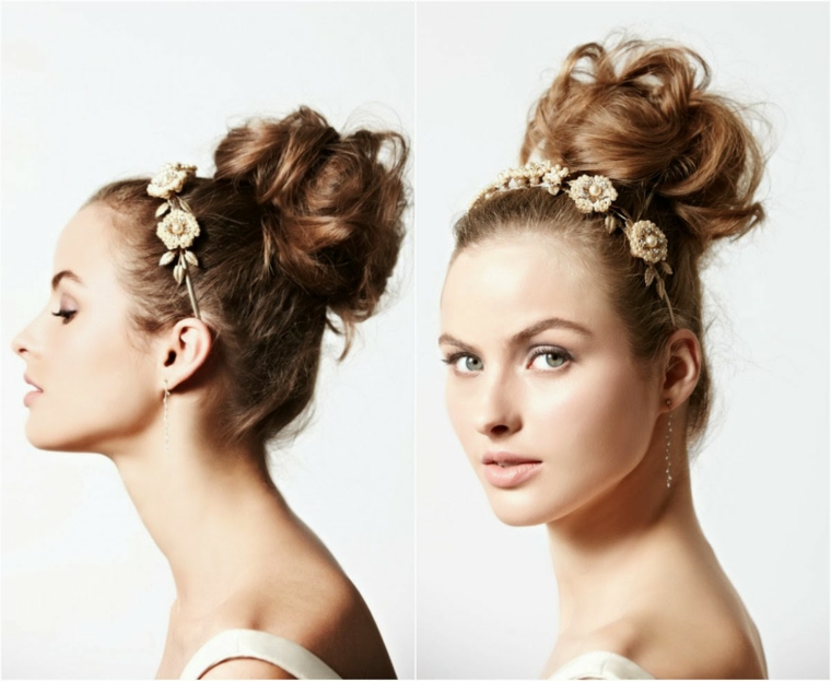 peinados boda facil elegante revuelto ideas