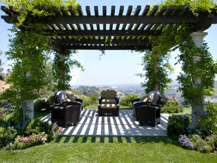 pérgolas de jardín para la decoración pérgolas de jardín decoración