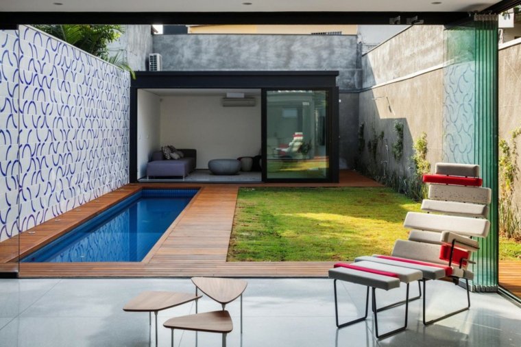 piscinas pequeñas para terrazas patios pequeños