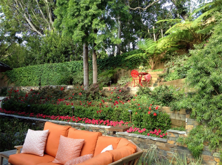 los jardines aterrazados