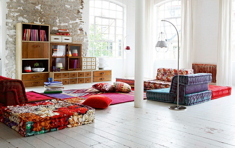 sofás desmontables muebles hippie