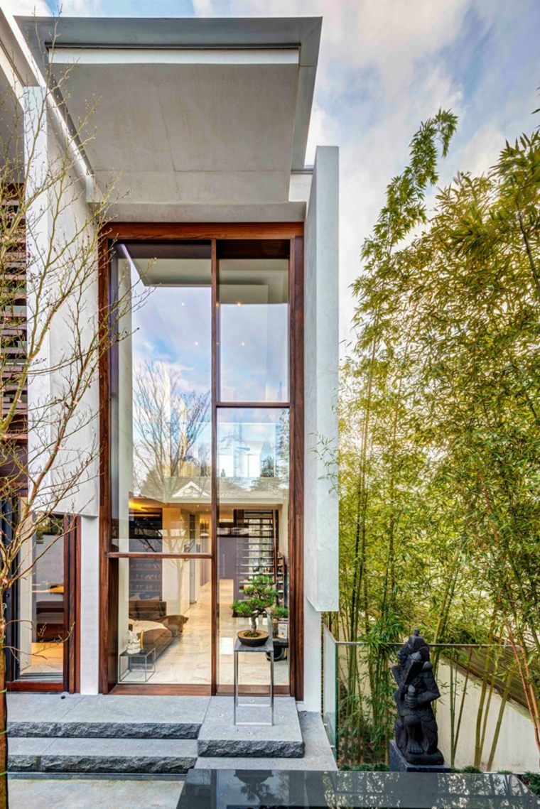 ventanas de cristal casa y jardin diseno rufproject canada puertas cristal ideas