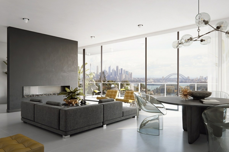 interiores con acentos grises especiales citadinas especiales increible interiores imagenes