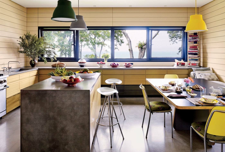 cocina llena luz natural diseno ideas