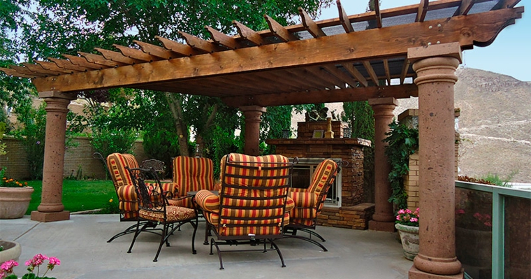 calido sillones combinaciones de materiales columnas concreto estilo calido sillones combinaciones