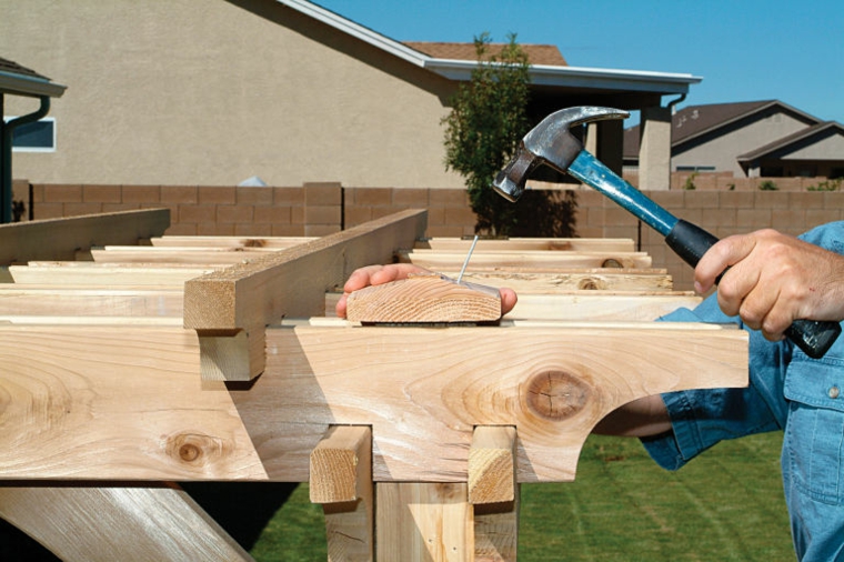 pergolas sencillas creativas de madera cubiertas pergolas sencillas creativas patios