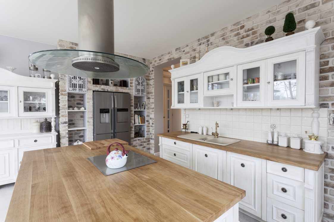 un diseño con mucha textura encimeras madera muebles clasicos cocina ideas