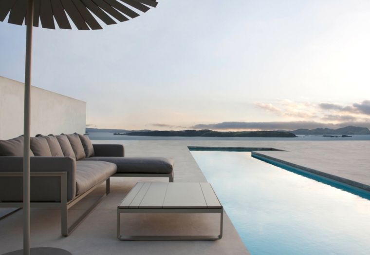jardin diseno minimalista muebles gandia blasco ideas