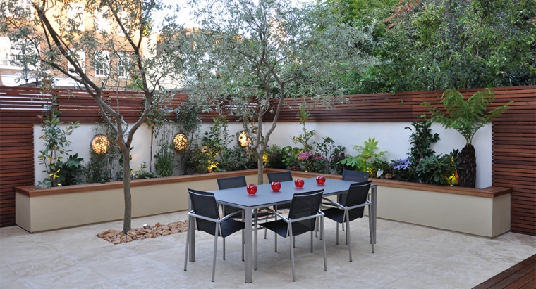 jardines mediterráneos-estilo-simple-comedor