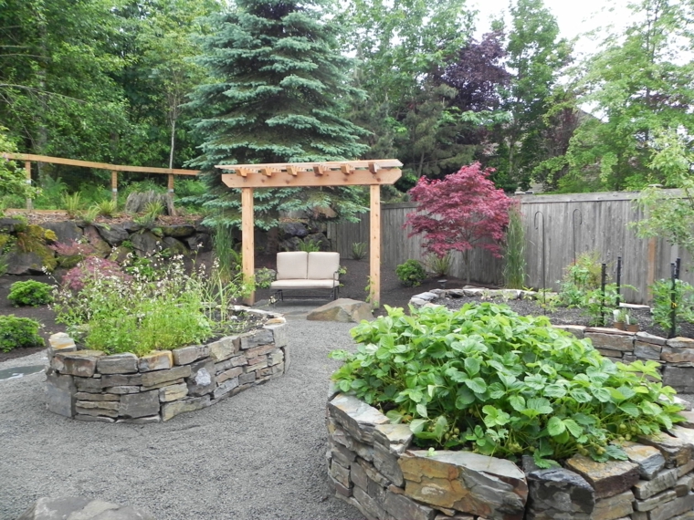 Jardines piedras y consejos para usarlas en diseños inspiradores